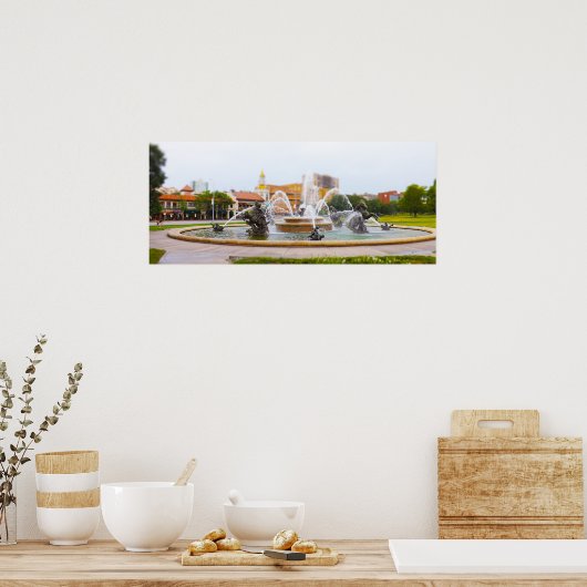 JC Nichols Fossilienmuseum Monte San Giorgio Poster (Küche)