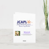 JCAPL Santa Vielen Dank Karte (Rückseite)