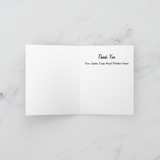 JCAPL Santa Vielen Dank Karte (Innenseite)