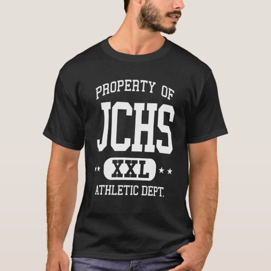 JCHS Retro Athletic Property Dept. 1 T-Shirt (Vorderseite)