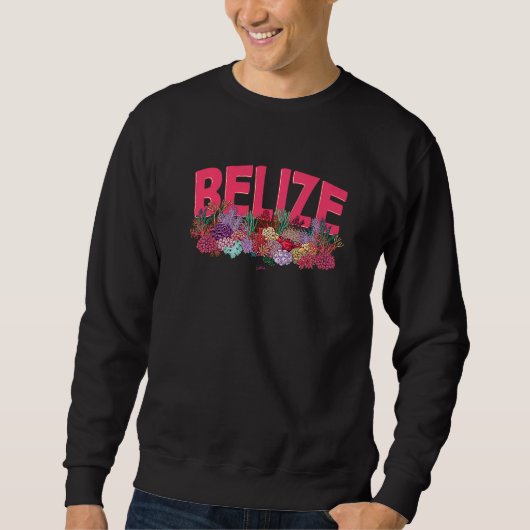 Jcombs Belize Coral Reef Garden Sweatshirt (Vorderseite)