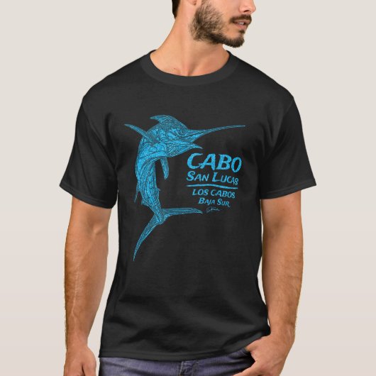 JCombs Cabo San Lucas Striped Marlin T-Shirt (Vorderseite)