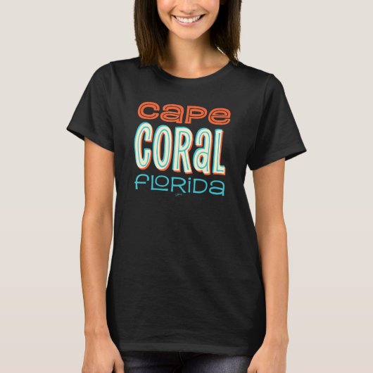 Jcombs Cape Coral Florida Beach T-Shirt (Vorderseite)