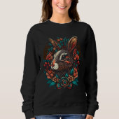 JCombs Colorful Magical Bunny Rabbit 2 Sweatshirt (Vorderseite)