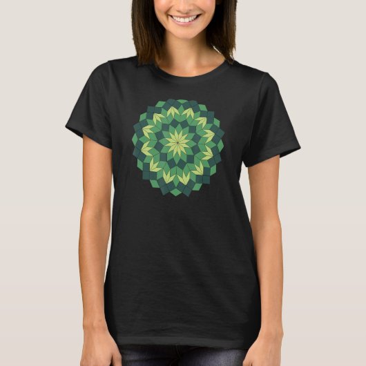 JCombs Ornamental Tiling Pattern Mandala_7 T-Shirt (Vorderseite)