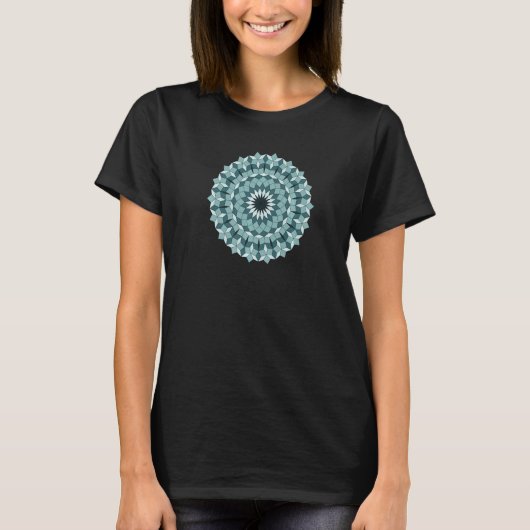 JCombs Ornamental Tiling Pattern Mandala T-Shirt (Vorderseite)