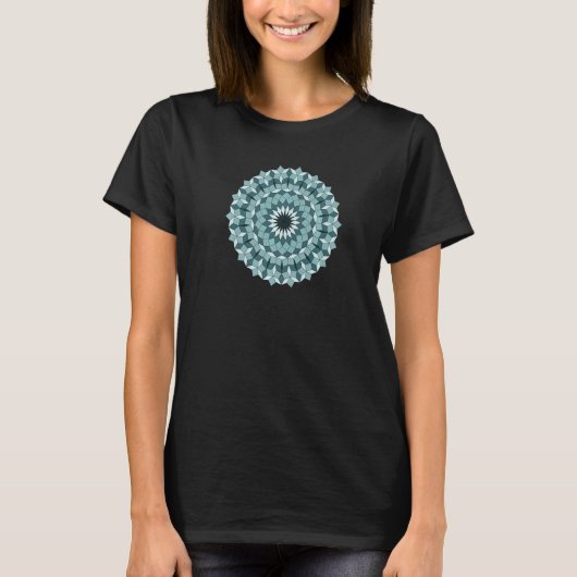 JCombs Ornamental Tiling Pattern Mandala T-Shirt (Vorderseite)
