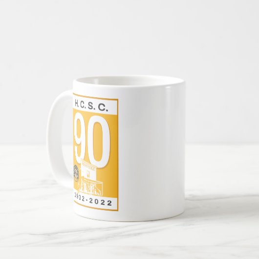 JCPenney H.C.S.C. Alumni Group 90. Anniv Tasse (Vorderseite Links)