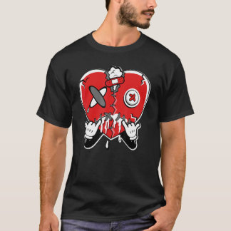 JD 4 Roter Donner Herzweinend Roter Donner 4er Ma T-Shirt
