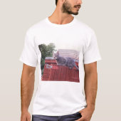 JD das Katzenhemd T-Shirt (Vorderseite)