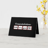 JD Degree - INDIVIDUELLE NAME Glückwunsch - Karte (Gelbe Blume)