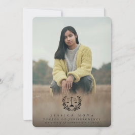 JD Law Scales+Laurel Wreath Black Overlay 2 Foto Ankündigung