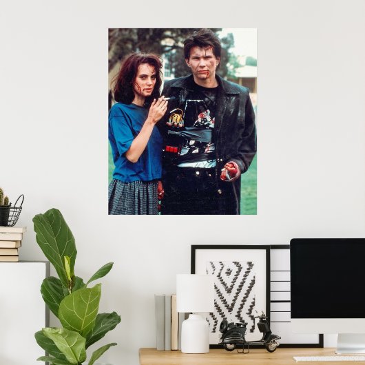 JD und Veronica-Heiler Poster (Heimbüro)