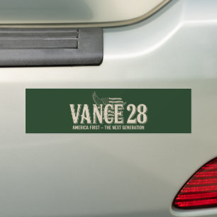JD Vance 2028 America First Konservativ Autoaufkleber