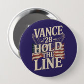 JD Vance 2028 America First Konservativ Button (Vorne & Hinten)