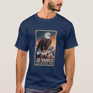 JD Vance 2028 America First Konservative Oberteil T-Shirt