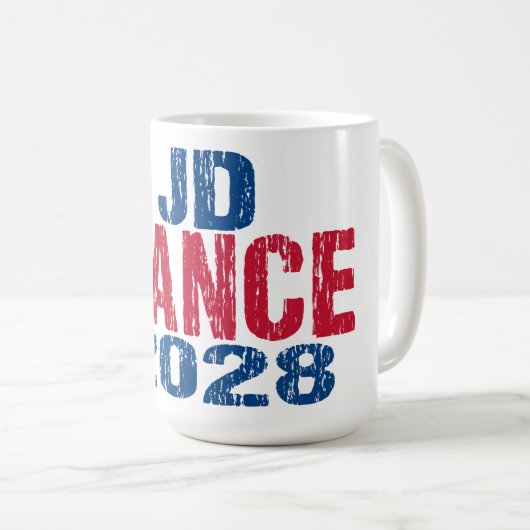 JD Vance 2028 (dis) Kaffeetasse (VorderseiteRechts)