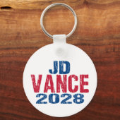 JD Vance 2028 (dis) Schlüsselanhänger (Rückseite)
