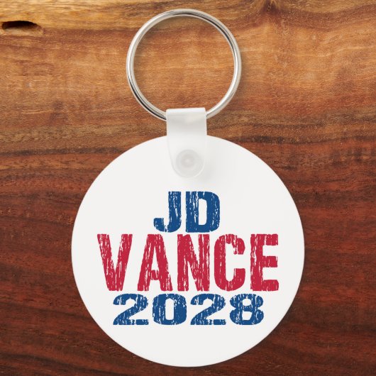 JD Vance 2028 (dis) Schlüsselanhänger (Rückseite)