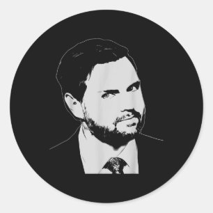 Jd Vance 2028 Glance Einweihung 2025 Vp Runder Aufkleber