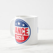 JD Vance 2028 Kaffeetasse (Vorderseite Links)