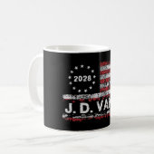 JD Vance 2028 Kaffeetasse (Vorderseite Links)