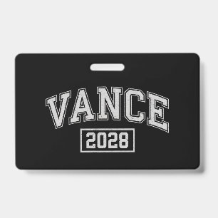 JD Vance 2028 Präsident Wahlkampagne Vance Ausweis