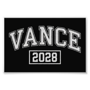 JD Vance 2028 Präsident Wahlkampagne Vance  Fotodruck