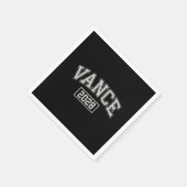 JD Vance 2028 Präsidentschaftswahlkampf Serviette (Ecke)