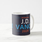 JD Vance 2028 Republican Patriotic Kaffeetasse (VorderseiteRechts)