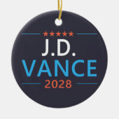 JD Vance 2028 Republican Patriotic Keramik Ornament (Vorne)