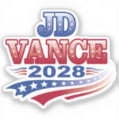 JD Vance 2028 (ssol) Aufkleber (Vorderseite)