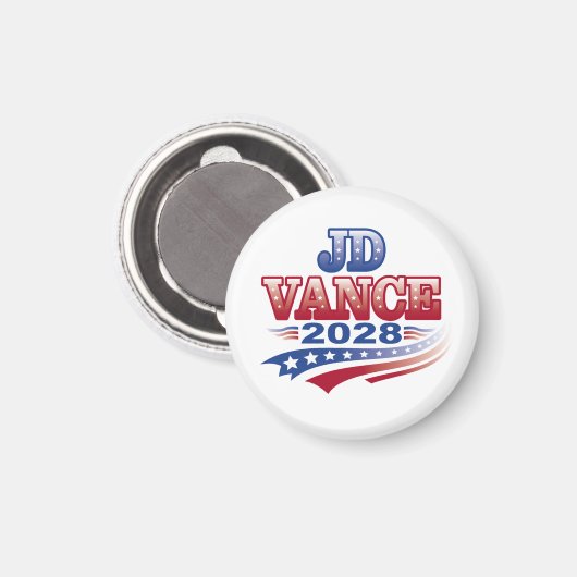 JD Vance 2028 (ssol) Magnet (Vorderseite/Rückseite)