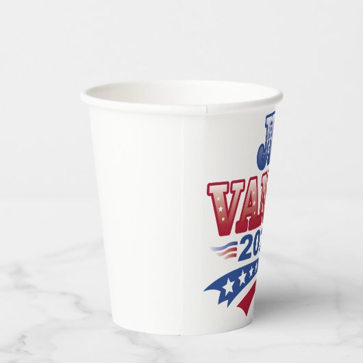 JD Vance 2028 (ssol) Pappbecher (Rechts)