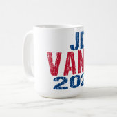 JD Vance 2028 (ungültig) Kaffeetasse (Vorderseite Links)