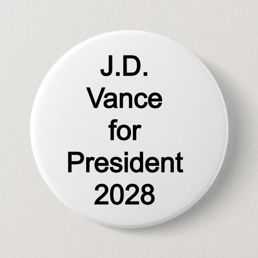 JD Vance für Präsident 2028 Button (Vorderseite)
