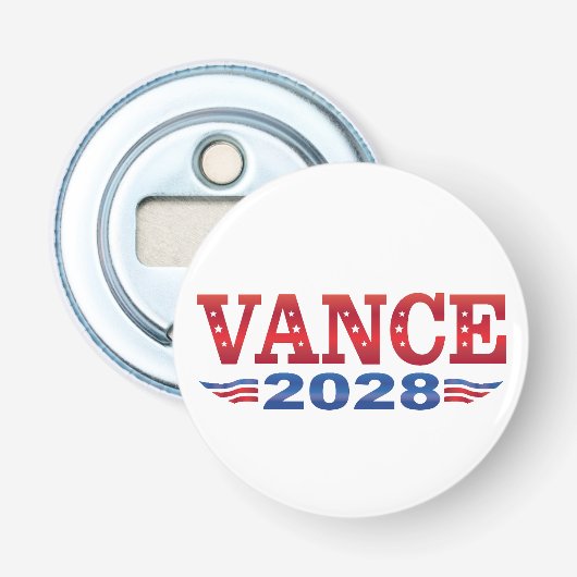 JD Vance Präsident 2028 (bs) Flaschenöffner (Vorderseite)