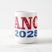 JD Vance Präsident 2028 (bs) Kaffeetasse (Mittel)