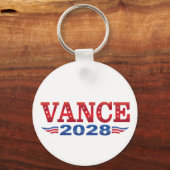 JD Vance Präsident 2028 (bs) Schlüsselanhänger (Rückseite)
