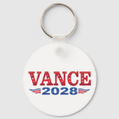 JD Vance Präsident 2028 (bs) Schlüsselanhänger (Rückseite)