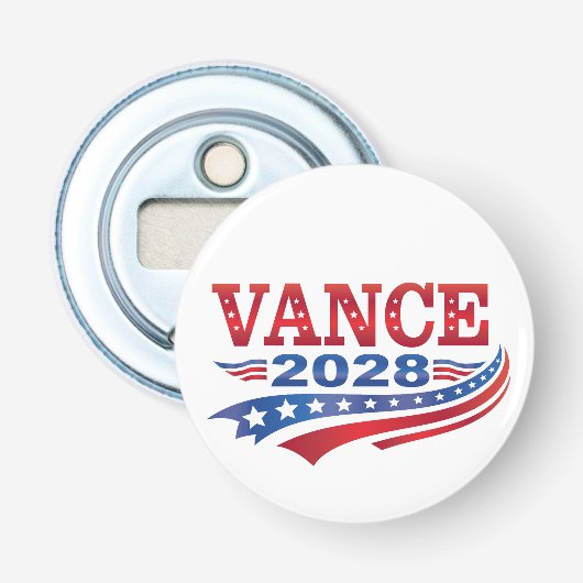 JD Vance Präsident 2028 Flaschenöffner (Vorderseite)