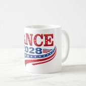 JD Vance Präsident 2028 Kaffeetasse (VorderseiteRechts)