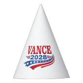 JD Vance Präsident 2028 Partyhütchen (Vorderseite)