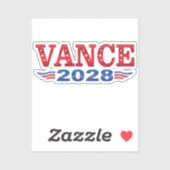 JD Vance President 2028 (bs) Aufkleber (Blatt)
