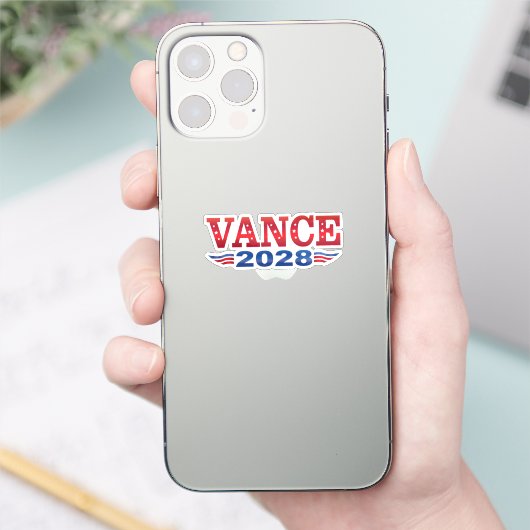JD Vance President 2028 (bs) Aufkleber (Telefon)