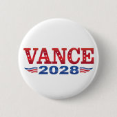 JD Vance President 2028 (bs) Button (Vorderseite)