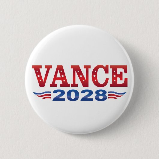 JD Vance President 2028 (bs) Button (Vorderseite)