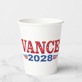 JD Vance President 2028 (bs) Pappbecher
