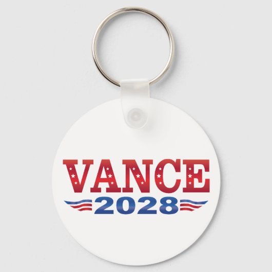 JD Vance President 2028 (bs) Schlüsselanhänger (Vorderseite)