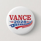 JD Vance President 2028 Button (Vorderseite)